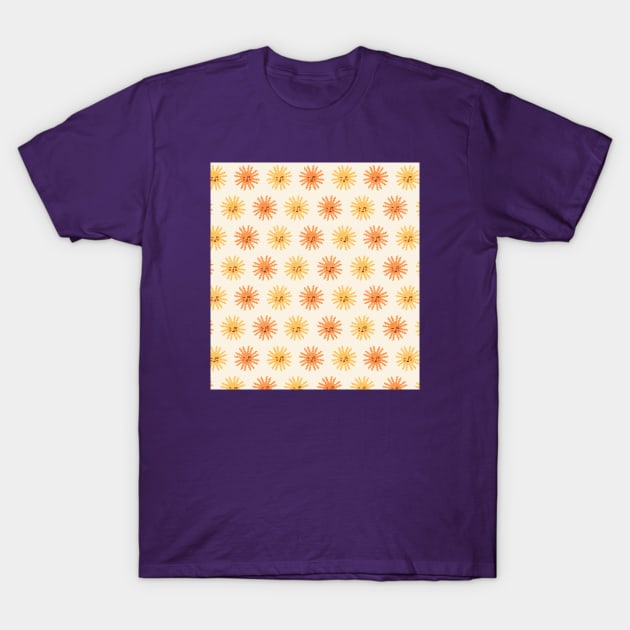 Suns Wallpaper T-Shirt by Charly Clements